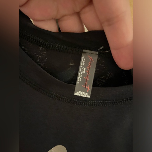 NWOT FREE PEOPLE MOVEMENT Tempo On Repeat Logo Short-Sleeve Tee MSRP $48 - Picture 10 of 14